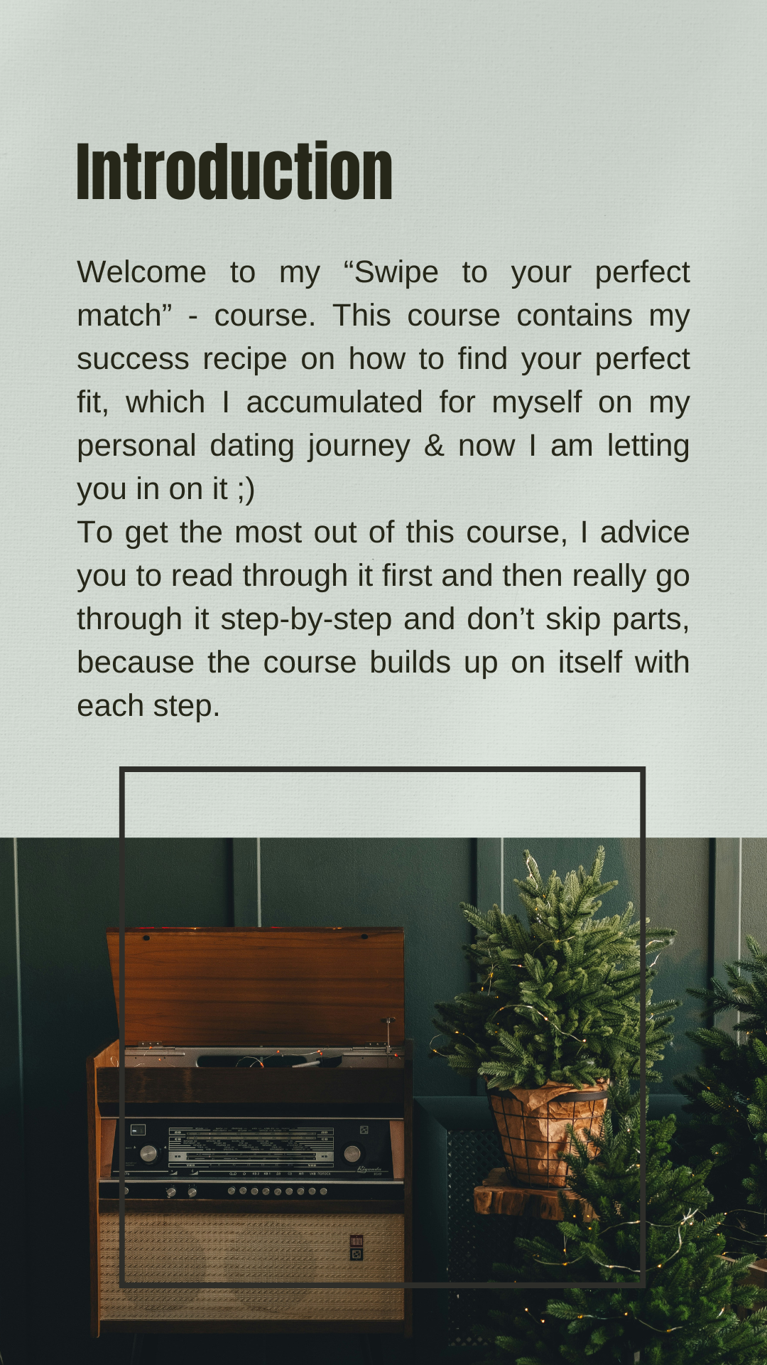 Swipe to your perfect match - The Manual